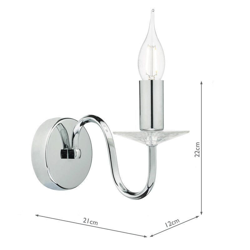 Milla Candle Wall Light