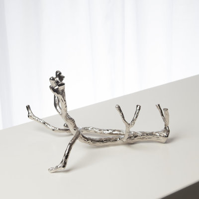Twig Wine Bottle Holder-Brass by Global Views