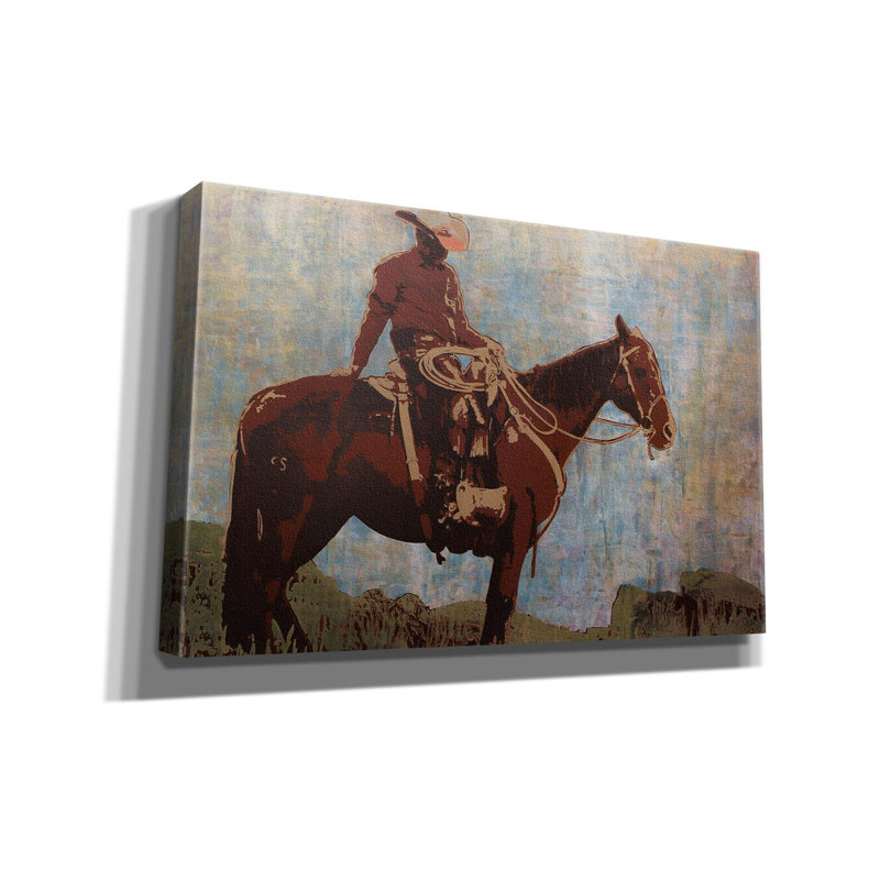 «Union Rustic« Rome »par Maura Allen, art mural sur toile, H 26 po x l 40 po x P 1,5 po
