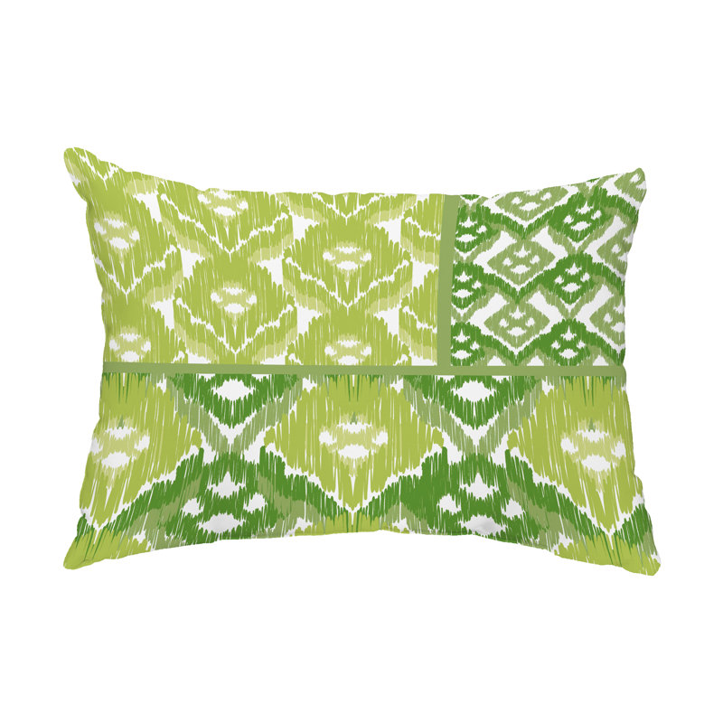 Housse et insert pour oreiller rectangulaire Free Spirit, Vert