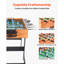 Table de soccer pliante, table de 42 pouces de taille standard, tables de soccer intérieur pour la maison, la famille et la salle de jeux, ensemble de soccer durable, comprend 2 balles