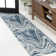 Ledea Contemporary Glam Abstract Marble Turquoise/Cream Rug
