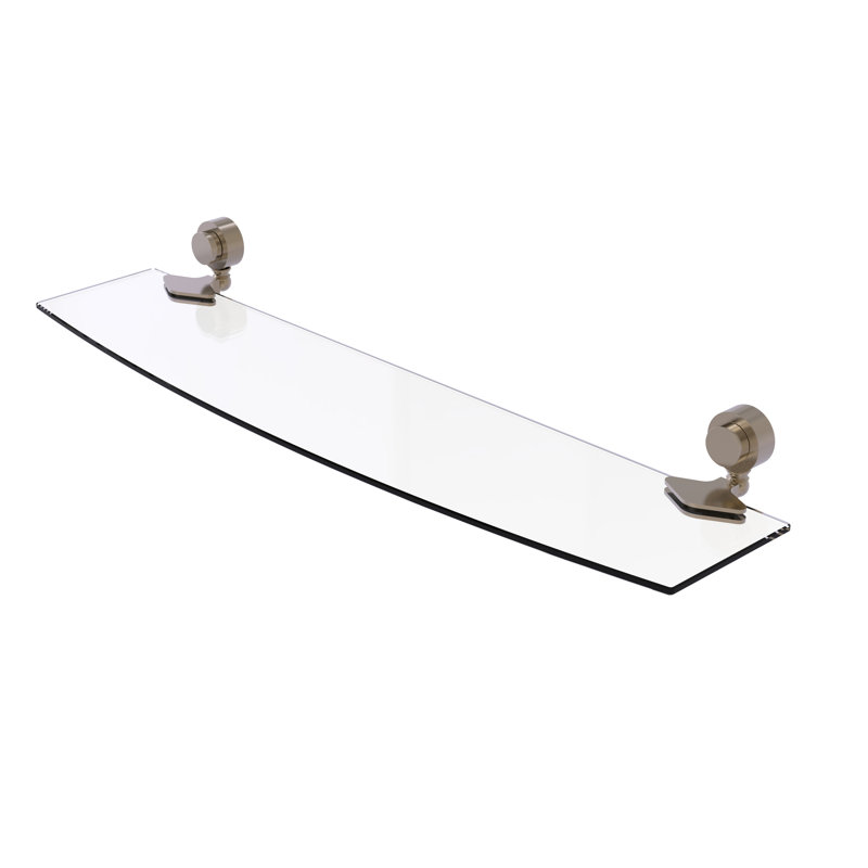 Venus Bracket Shelf, Antique Pewter, 24" W x 5" L