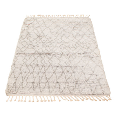 Tapis gris Tangier 4 pi 11 po x 8 pi 1 po