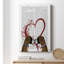 «Boxer Love», impression sur toile tendue-1980145894