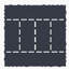 Carreaux de terrasse de style H de 12 po, carreaux de terrasse à emboîtement de module de bricolage, carreaux de cour faciles et rapides à installer pour le porche de la cour arrière du balcon de la piscine 44 pièces GRIS FONCÉ-124356272