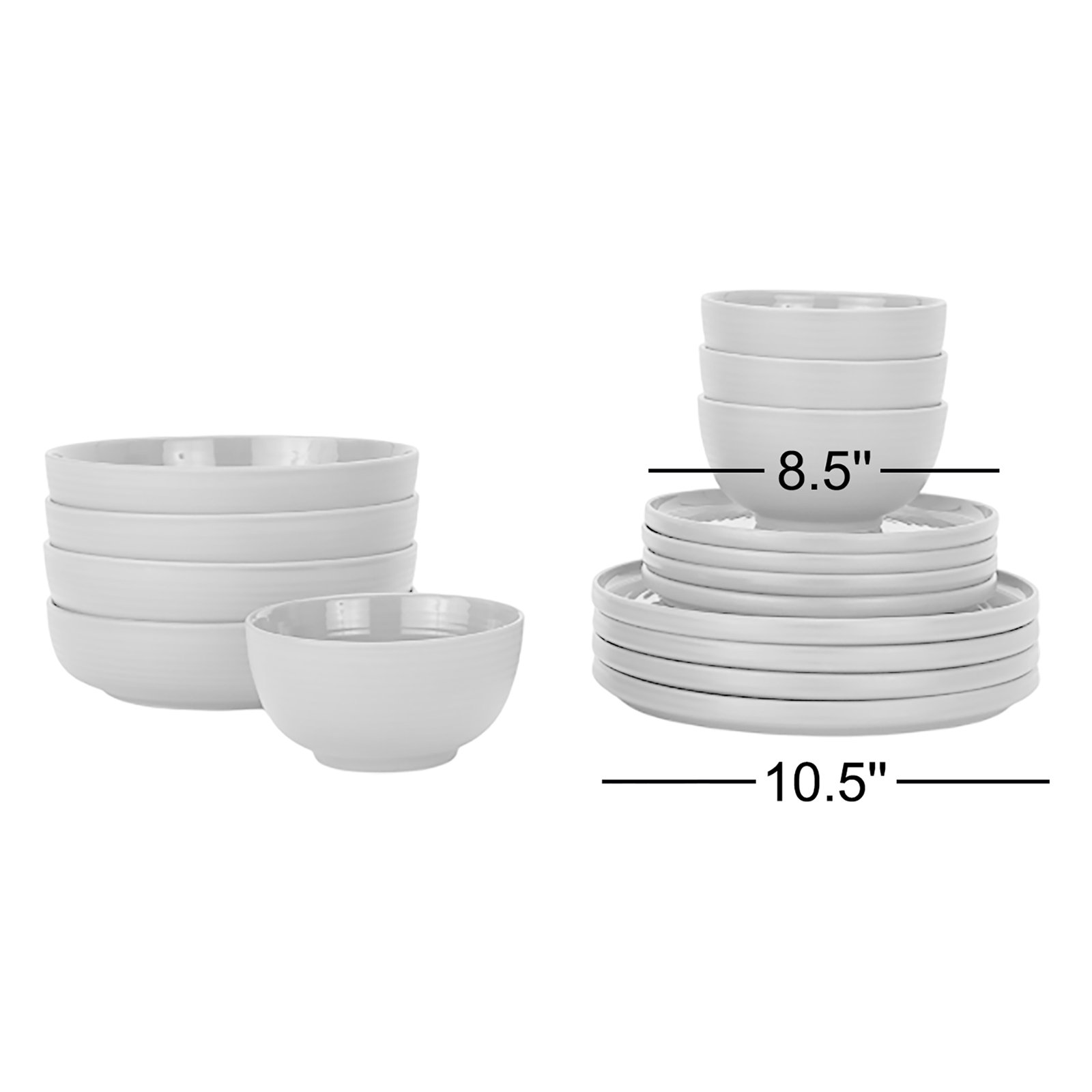 Essential Stoneware Dinnerware Set, Mustard
