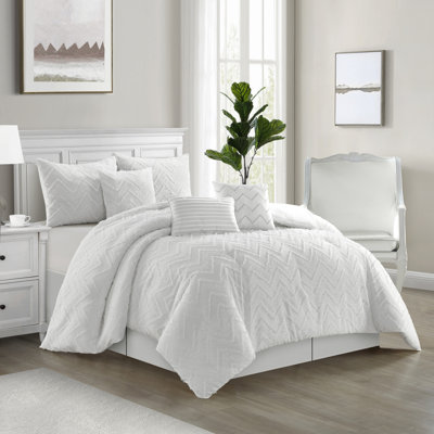 Ensemble d'édredon en microfibre 7 pièces Farisa