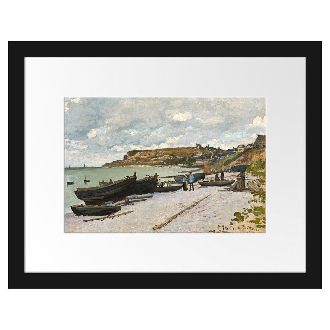 Gerahmter Kunstdruck Sainte Adresse von Claude Monet