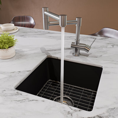 18'' L Single Bowl Fireclay Kitchen Sink