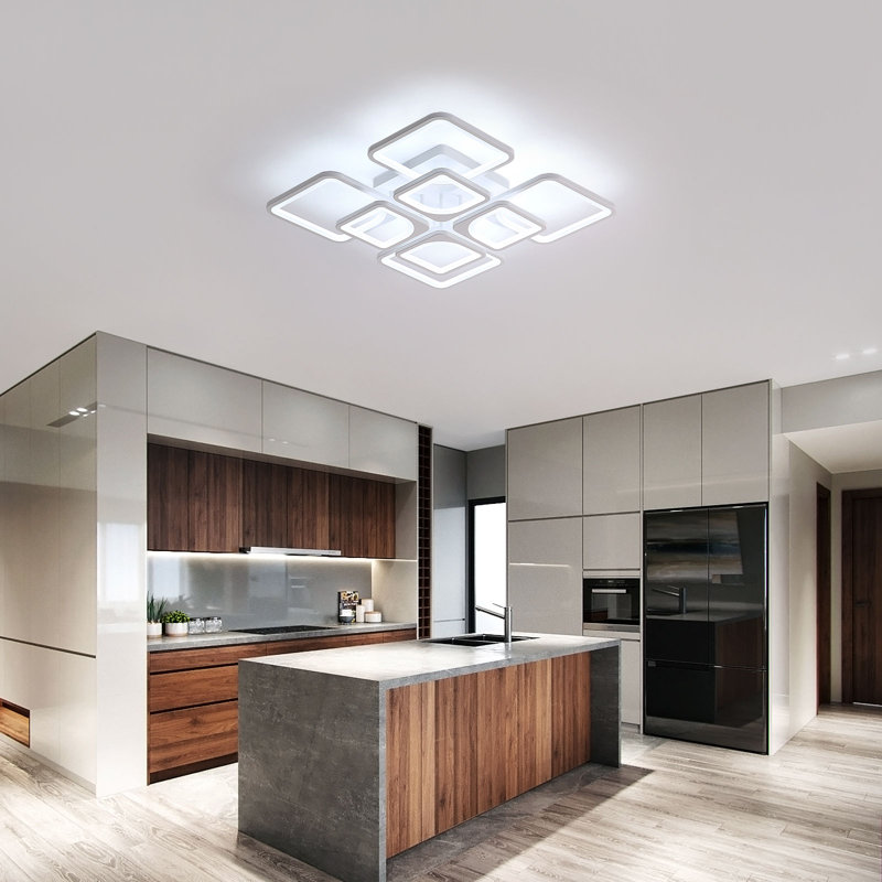 Loami 8-Light Dimmable 60cm LED Flush Mount with Remote Control