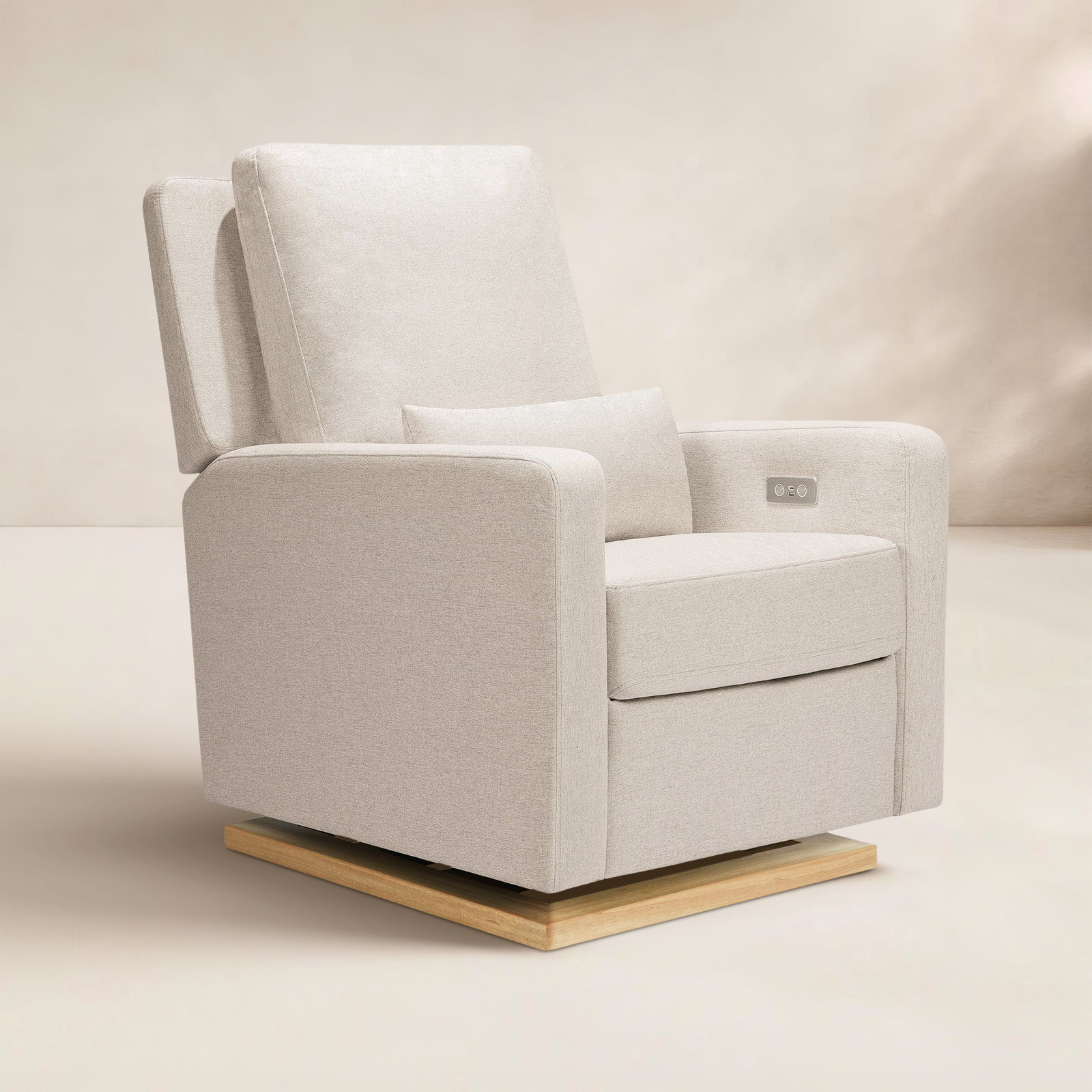 Sigi Nursery Power Recliner, Performance Beach Eco-Weave