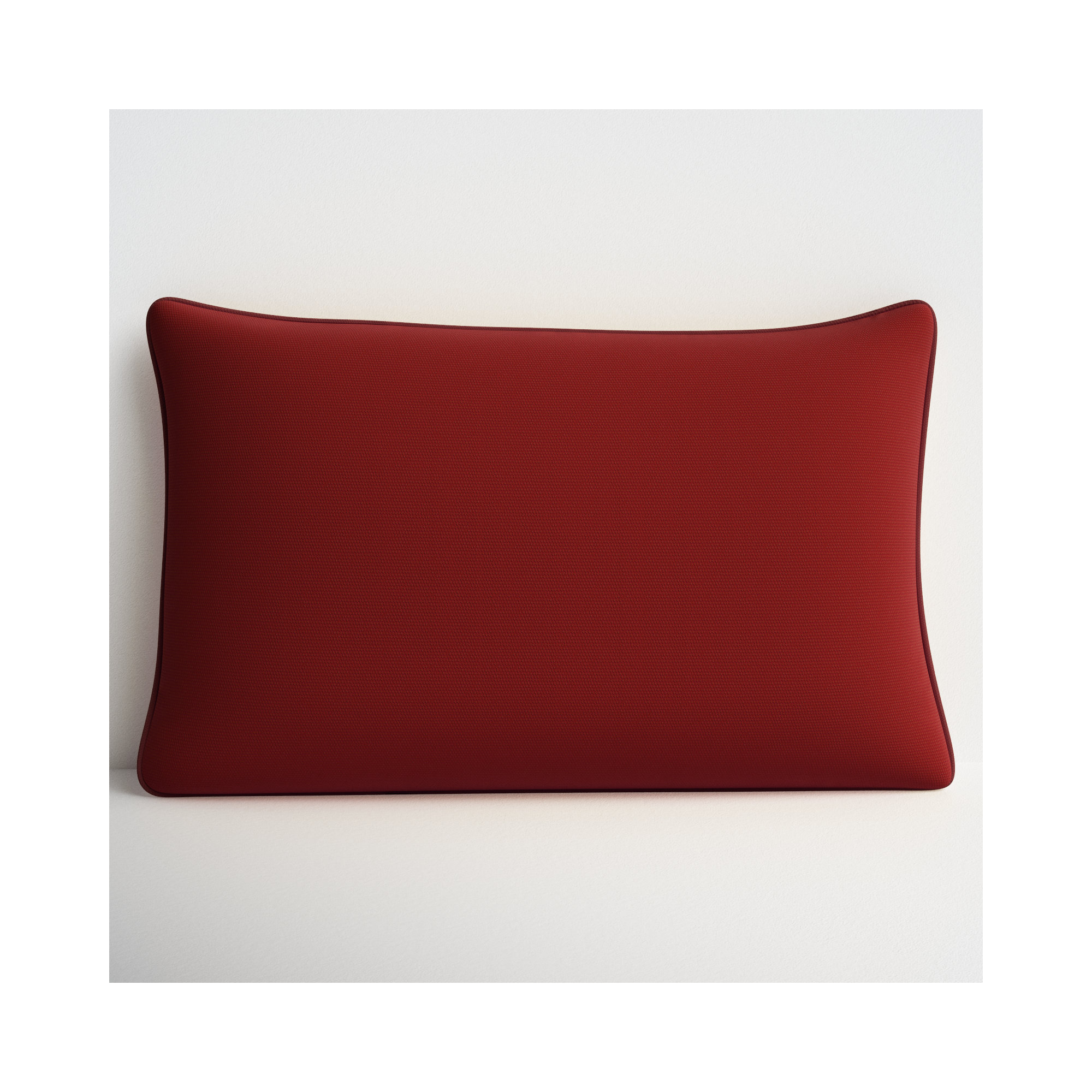 Annata Sunbrella® Indoor/Outdoor Lumbar Throw Pillow, Red
