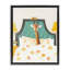 Good Morning Giraffe in Bed Floating Frame, design par Leah Straatsma-927893250-927893251