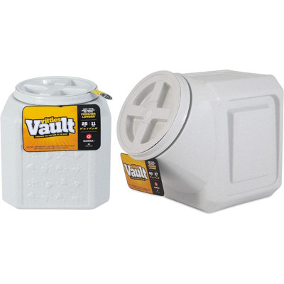 85 lb Contenant alimentaire en plastique avec couvercle pivotant