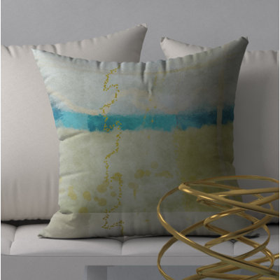 Housse de coussin carrée à inspiration persistante et insert