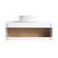 Ensemble de meuble-lavabo simple mural 36 "avec lavabo en céramique-134377856-134478766