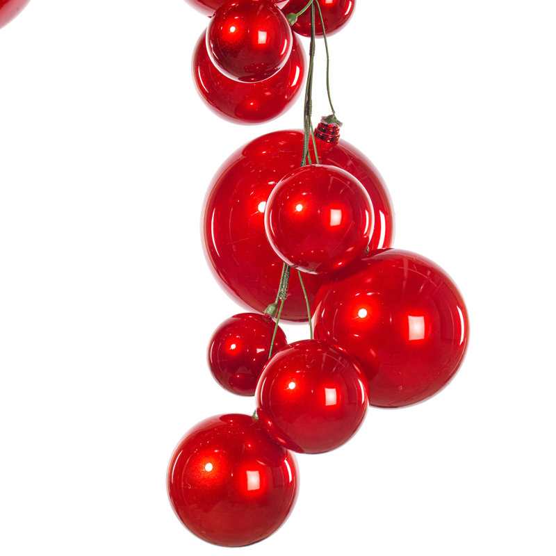  Guirlande 6 'Red Ball Branch.