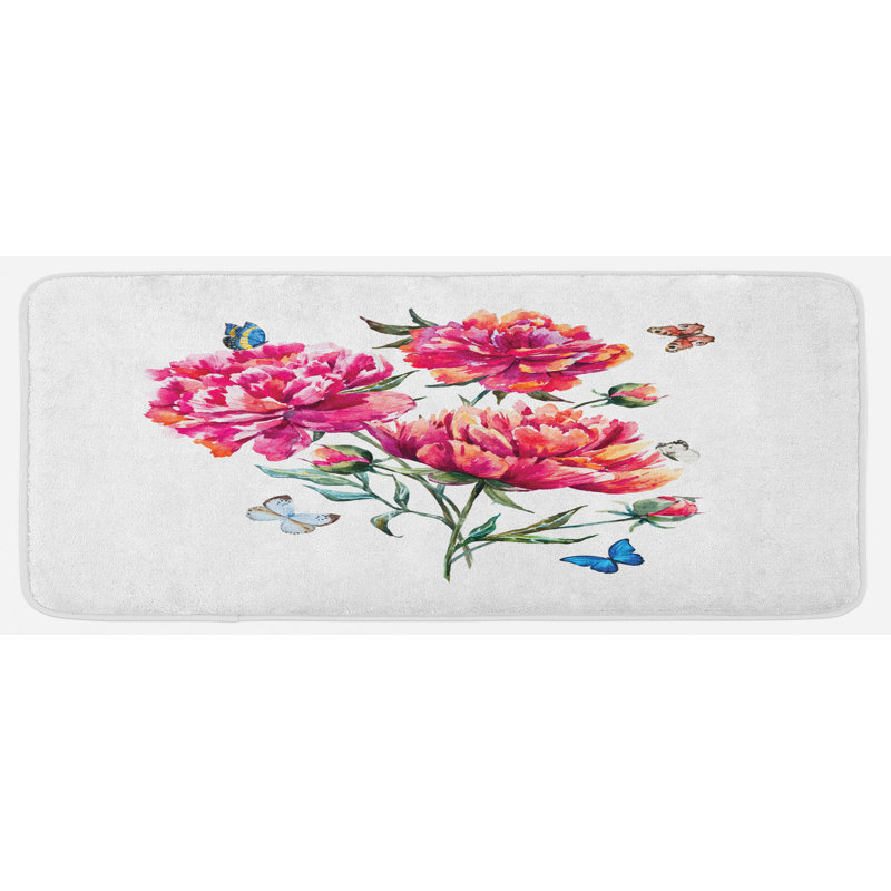 Tapis de cuisine aquarelle