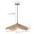 Woven hemp rope pendant light for kitchen island
