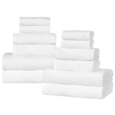 Hannu 12-Piece Sustainable Cotton Towel Set