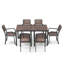 Aylesbury Rectangular Outdoor with Umbrella Hole Dining Table - 150 cm W-808669235-844226934