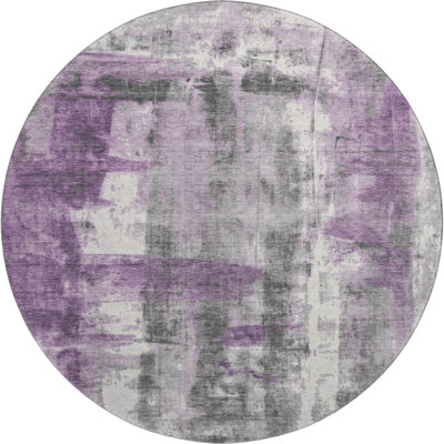 Tapis abstrait lavable à la machine Premium AMF1982 Pinkston