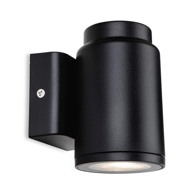 Black 11.1cm H Outdoor Armed Sconce