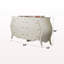 Commode de style moderne avec finition blanche