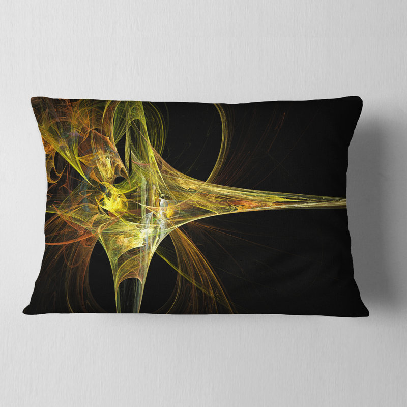 Coussin lombaire , Jaune / Noir