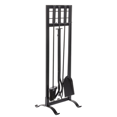 5 pc black inline mission toolset with cylinder handles