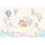 Papier peint pastel aquarelle pépinière, montgolfières-126556659-126556654