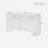 3-door Sideboard With 3 Drawers, A Semi-open Shelf And A Cable Hole-1515682526