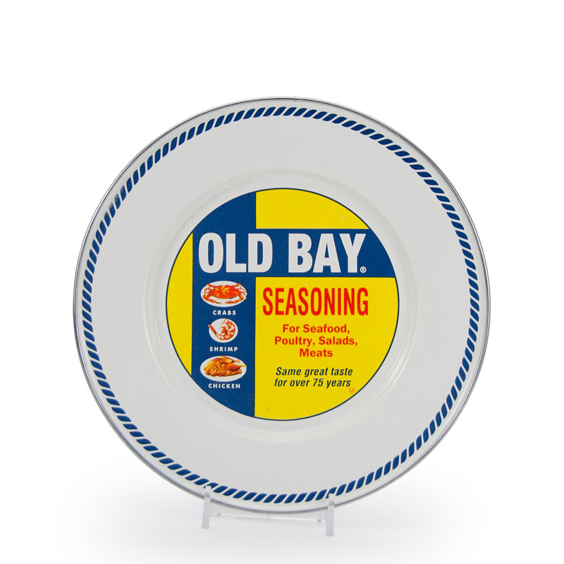 Set of 4 Old Bay Sandwich Plates