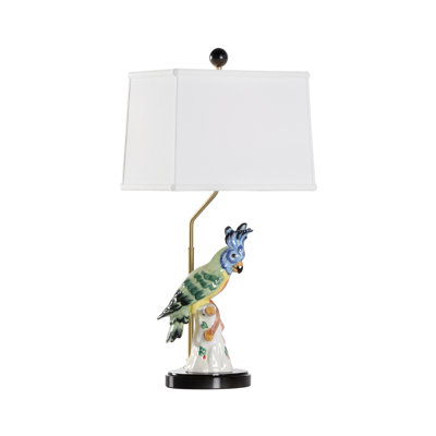 Hope Parrot Ceramic Table Lamp