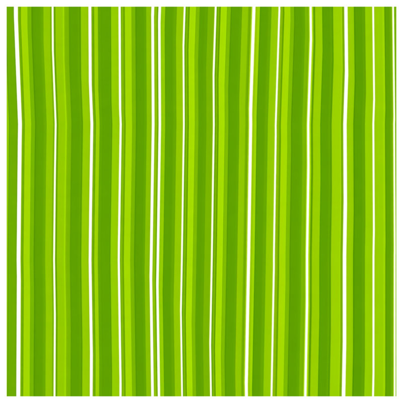 Coussin Green Stripes, 26 x 26 inches
