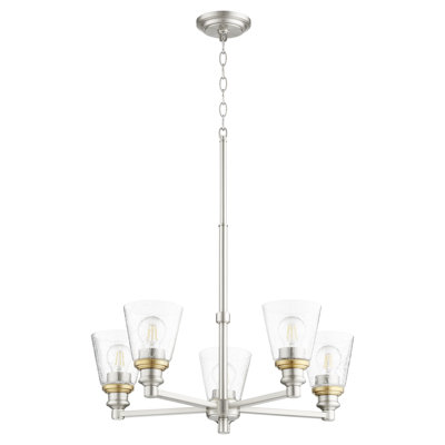 Lustre classique 3 lumières ombrées Commer
