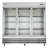 81 in. Three-Door Commercial Reach-In Refrigerator - 72 Cu Ft. RIR-3D-GD