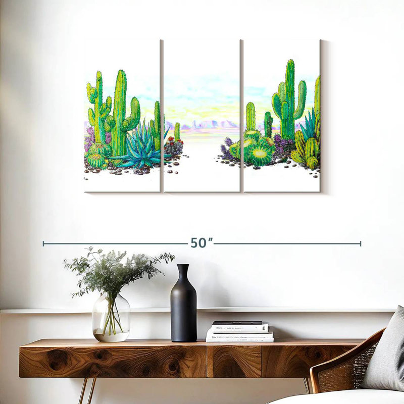 Harnek Mexican Cactus, 24" H x 38" W