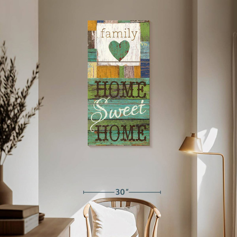 Plaque murale Sweet Home