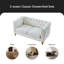 Canapé en velours pour le salon, canapé à accoudoirs carrés touffetés à boutons, canapé moderne avec boutons rembourrés et pieds en métal, canapé pour la chambre à coucher-1780276249