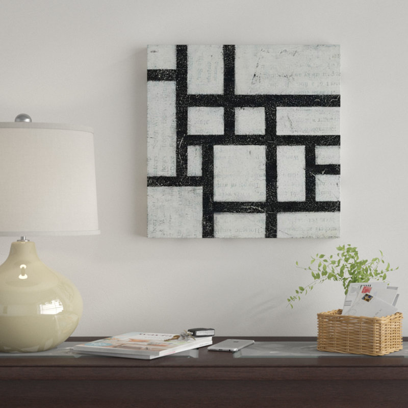 « labyrinthe iii », reproduction sur toile, H 37 po x l 37 po x P 1,5 po