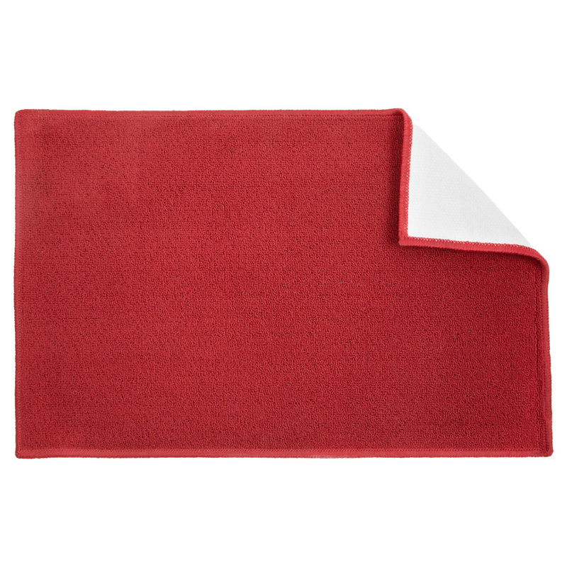 Tapis de cuisine The Sloppy Chef, Rouge, Rectangle 2 pi 2 po x 3 pi 9 po