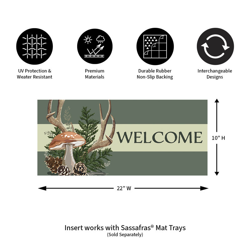Tapis d'hiver Winter Woodland Welcome Sassafras