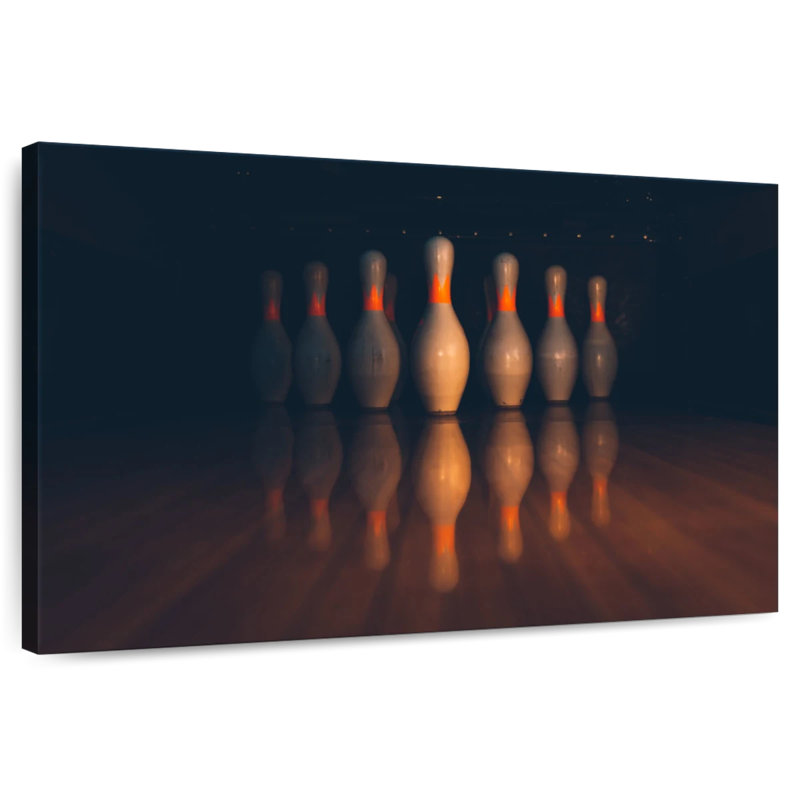 Sireci Bowling Pins Display, 26" H x 39" W