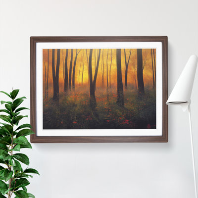 Spring Forest Sunrise Vol.3 - Framed Print