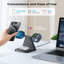 3 In 1 Magnetic Wireless Charger Stand For Mag Safe Iphone-107385634