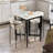 Industrial Tall Square Bar Table
