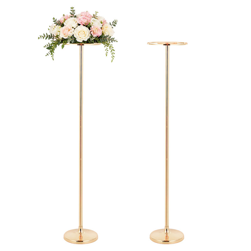 2PCS Metal Flower Display Stand, 39.37in Wedding Flower Stand for Birthday Party Anniversary Reception