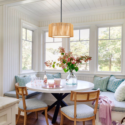 3-Light Organic Rattan Pendant